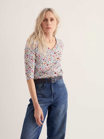 Seasalt Cornwall Blouse 'Studio Glass' in Wit: voorkant