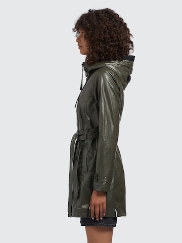 khujo Toiminnallinen pitkä takki 'Alecia2' värissä vihreä