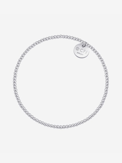 CLASSYANDFABULOUS Jewelry Bracelet 'CLASSYANDFABULOUS Beaded' in Silver, Item view