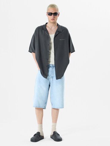 VAMOS CLO Comfort fit Overhemd 'Statice' in Grijs