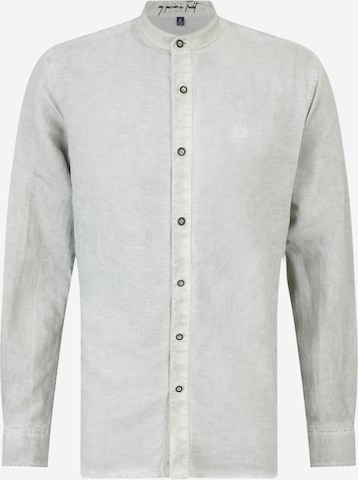 Krüger Buam Regular fit Button Up Shirt in Green: front