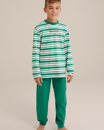 Pyjama WE Fashion en vert : devant
