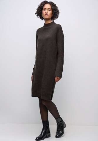 STREET ONE Knitted dress in Brown