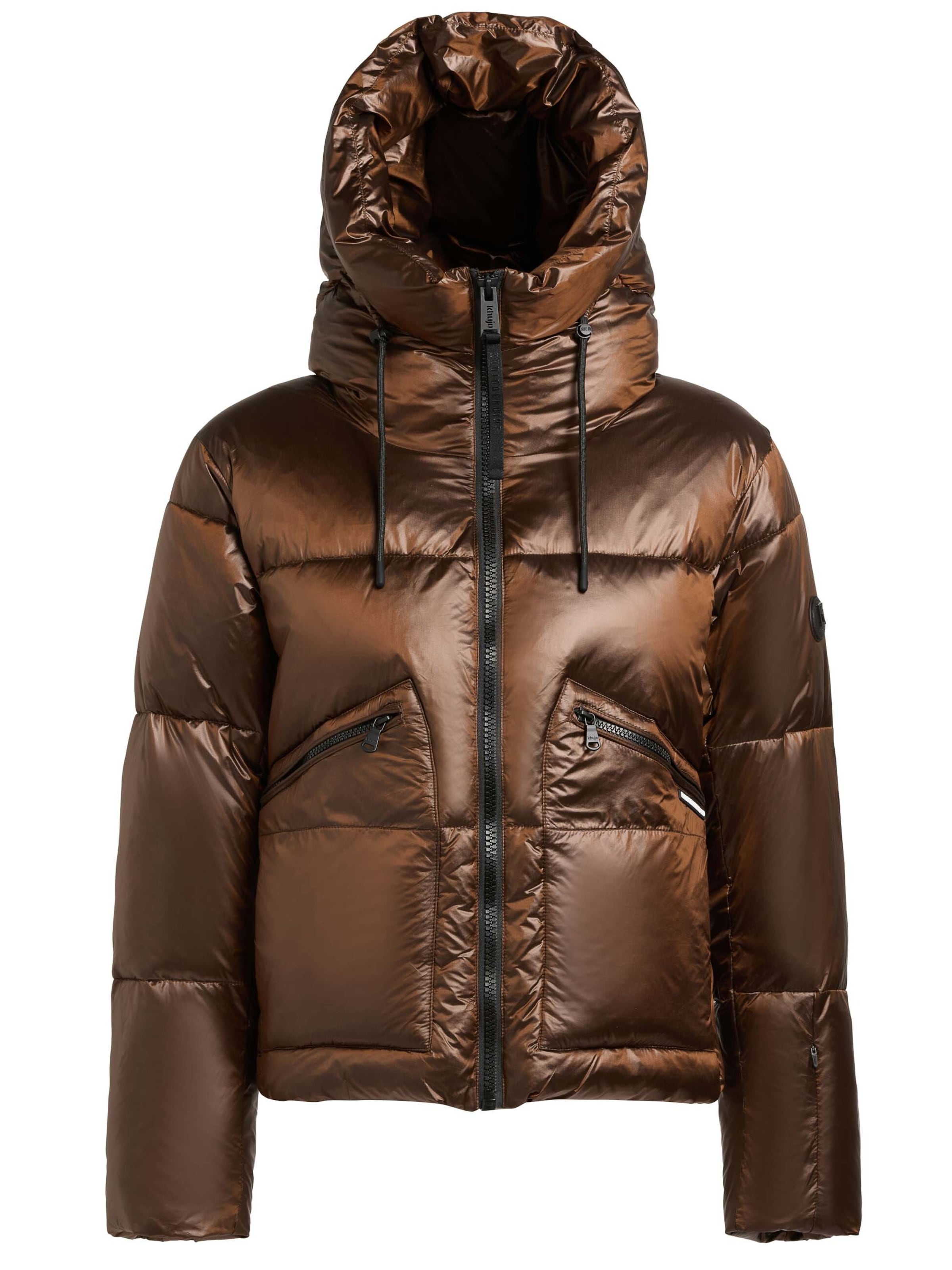 khujo Winterjacke 'Luna' in Braun: Vorderseite
