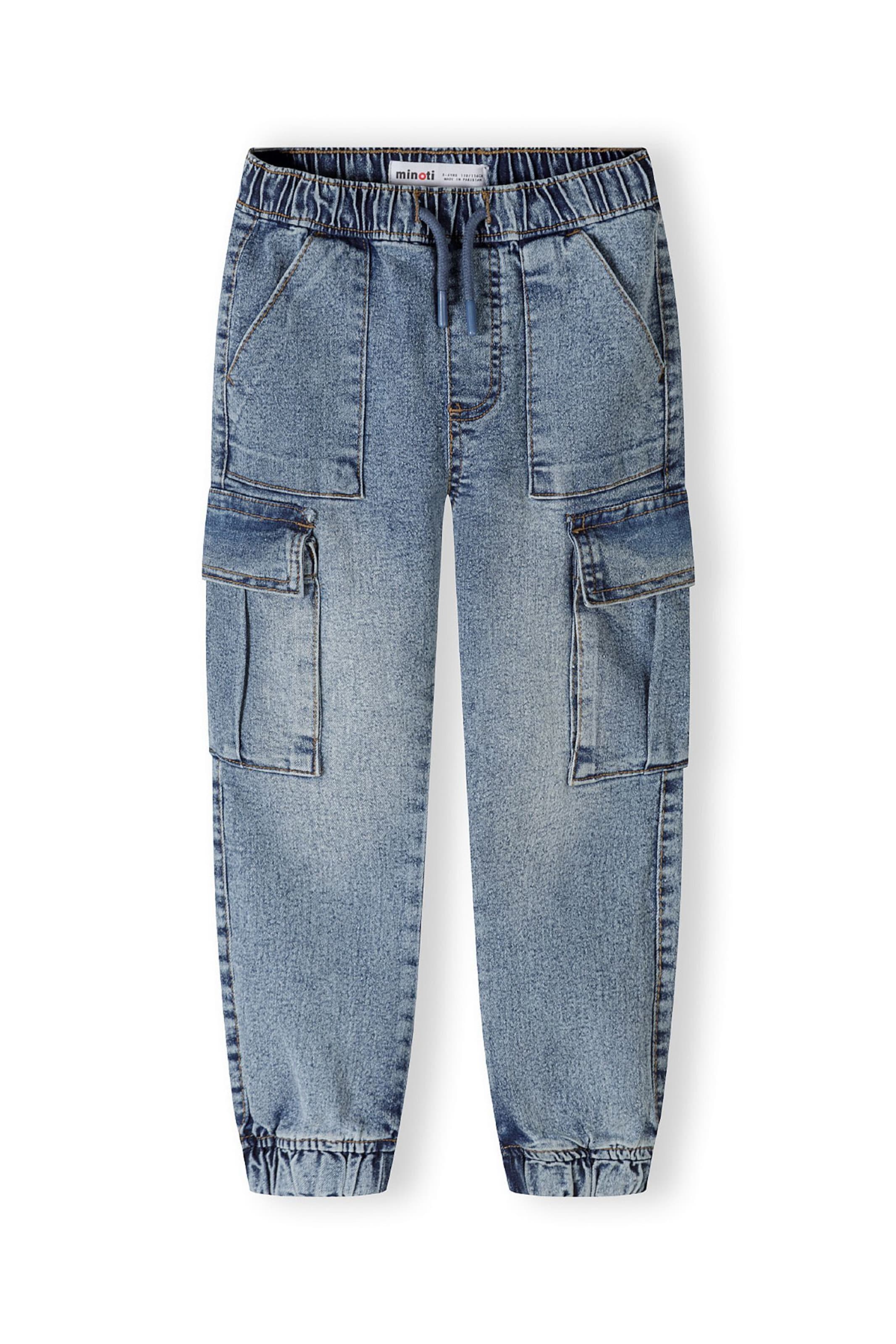 MINOTI Tapered Jeans i blå: framsida
