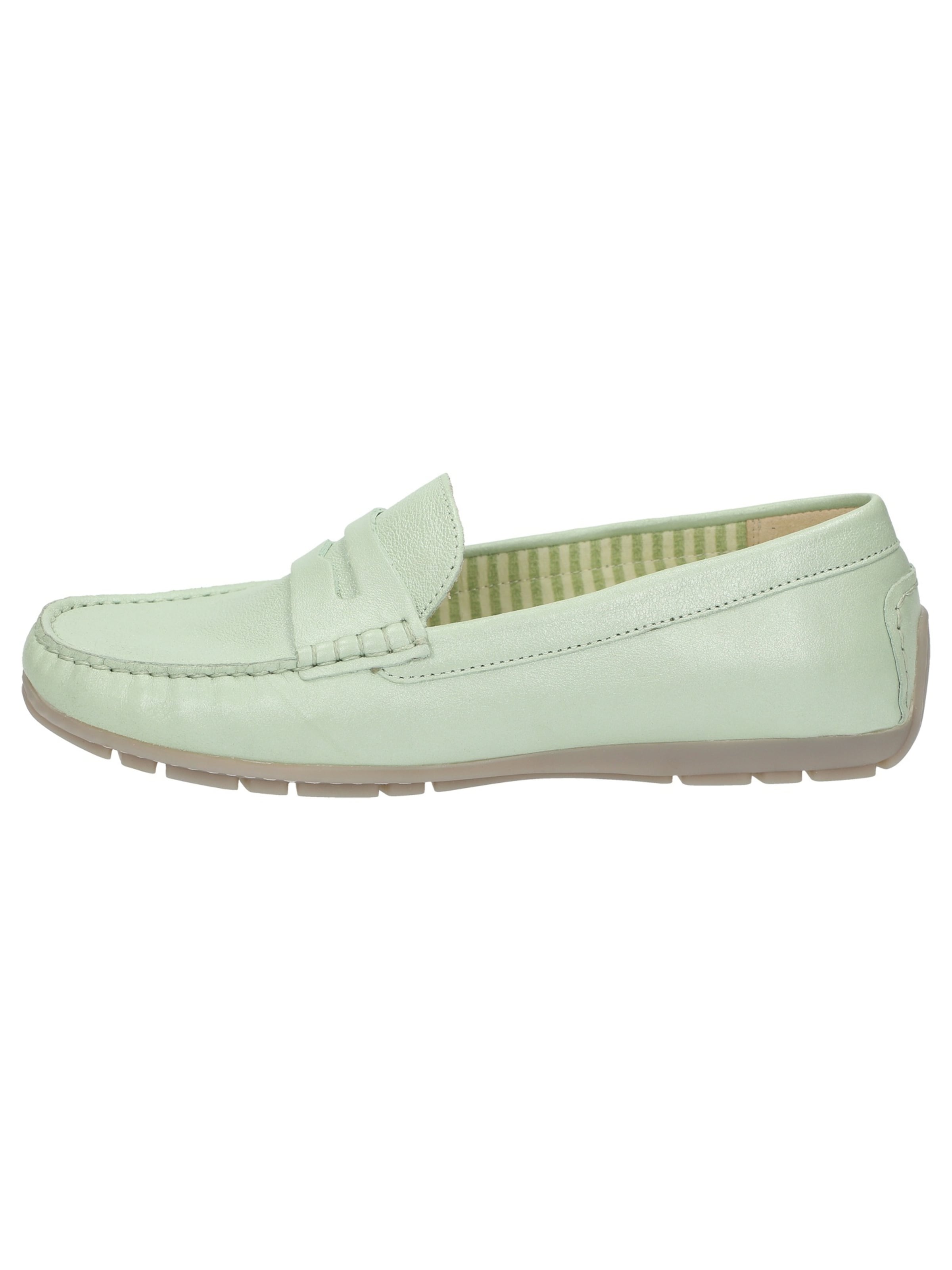 SIOUX Classic Flats in Green