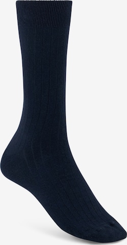 Chaussettes Boggi Milano en bleu : devant