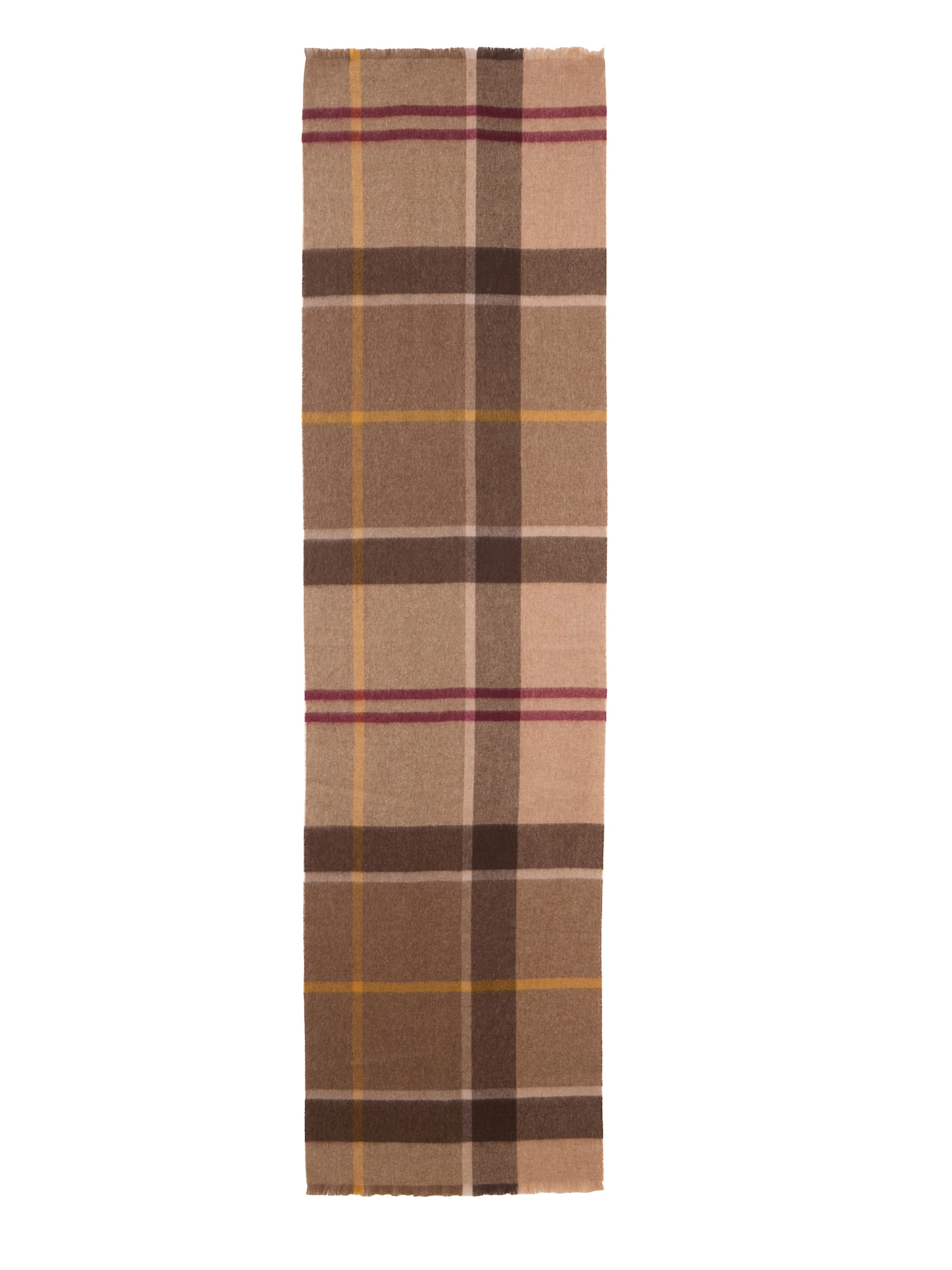 Barbour Szalik 'Rosefield Tartan' w kolorze brązowy: przód