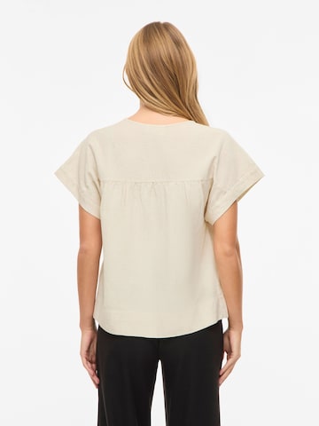 VILA T-Shirt in Beige