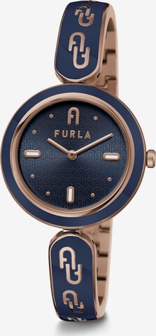 Montre à affichage analogique 'Bangle ' FURLA en bleu : devant