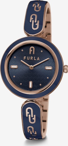 FURLA Analog Watch 'Bangle ' in Blue: front