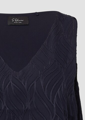 s.Oliver BLACK LABEL Bluse in Blau