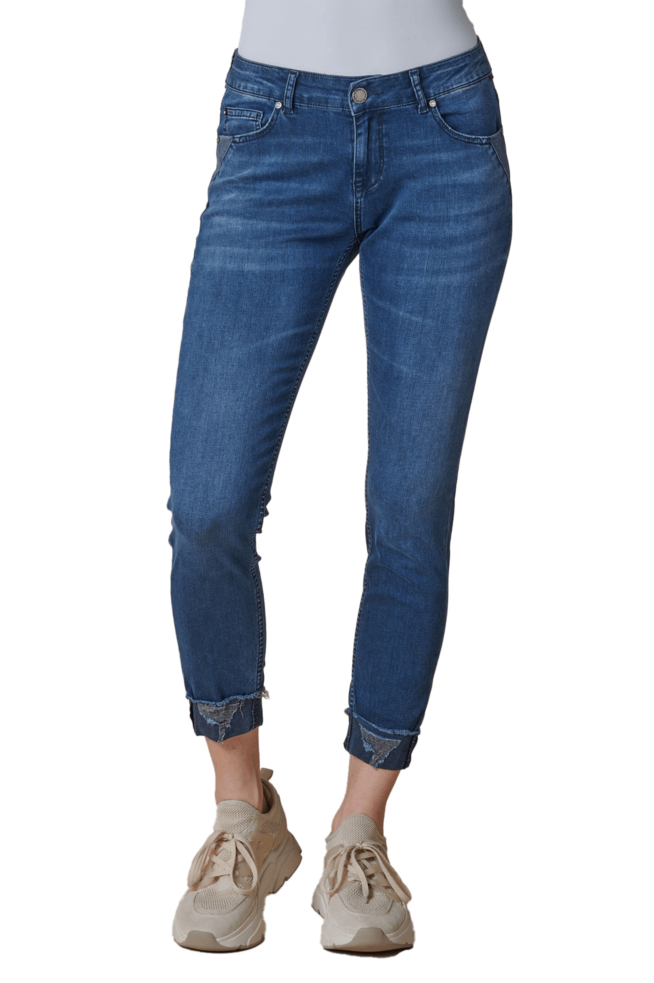 Zhrill Skinny Jeans in Blau: Vorderseite