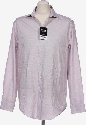 Calvin Klein Button Up Shirt in M in Pink: front
