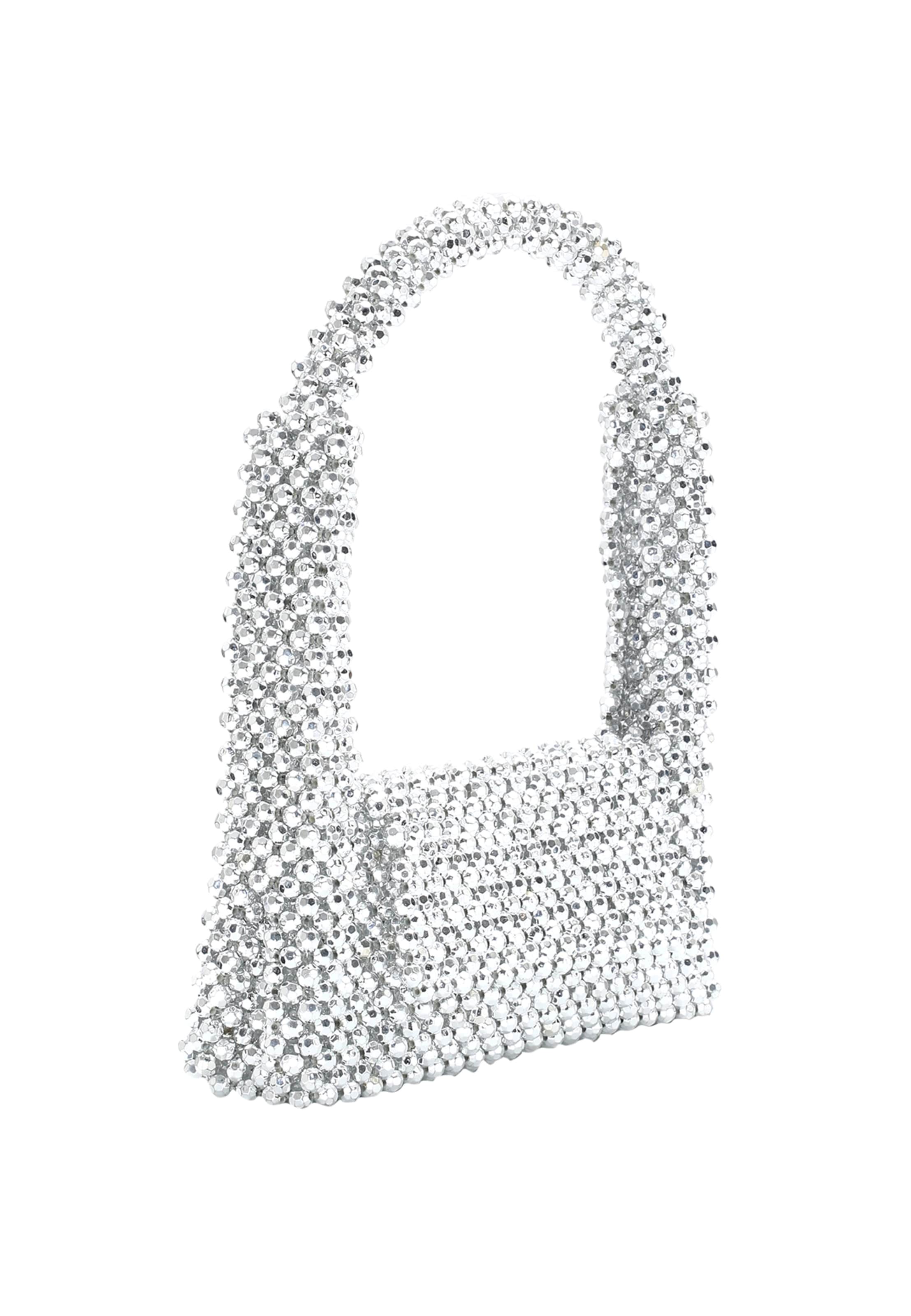 Koosh Handtas in Zilver