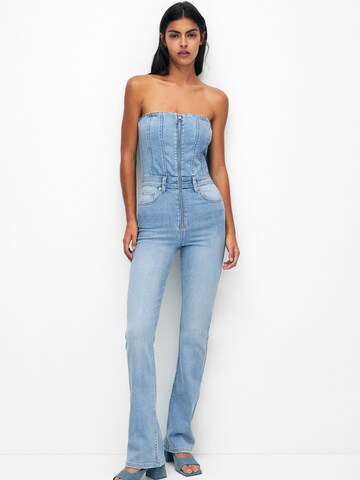 Pull&Bear Jumpsuit in Blue: front