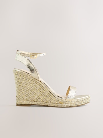 Next Strap Sandals 'Forever Comfort' in Gold