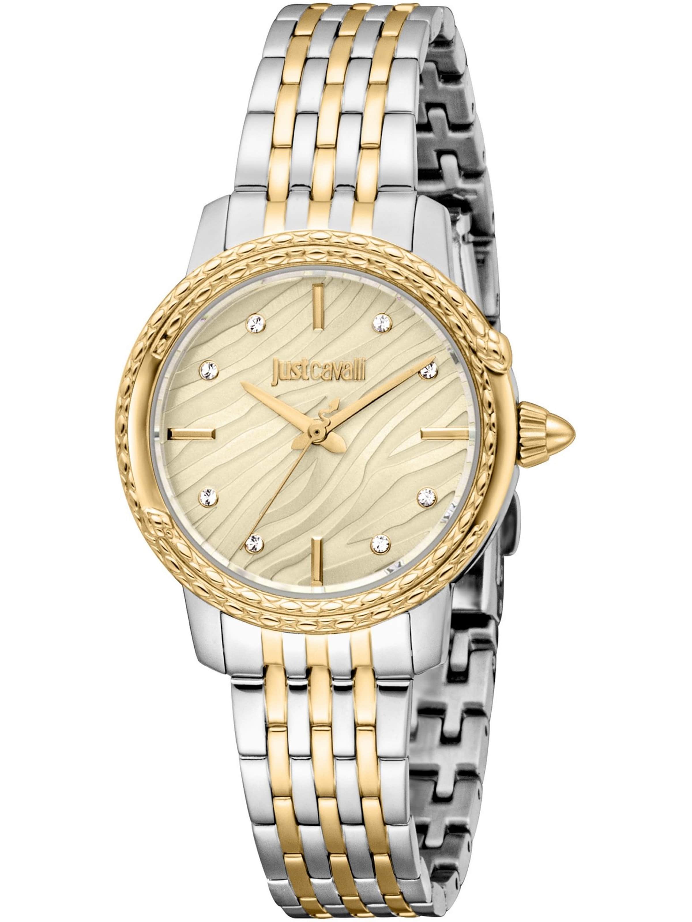 Just Cavalli Analoguhr in Gold