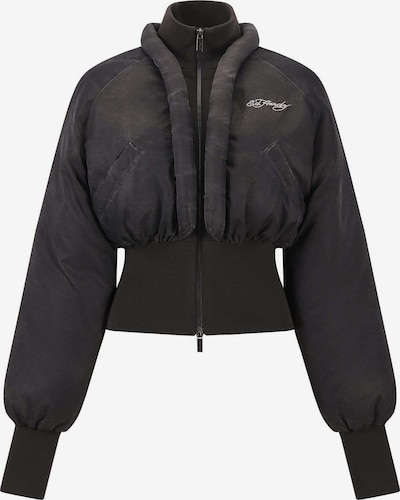 Ed Hardy Zimska jakna u tamo siva / biserno bijela, Pregled proizvoda