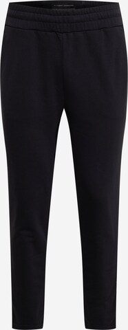 Regular Pantaloni sport de la 4F pe negru: față