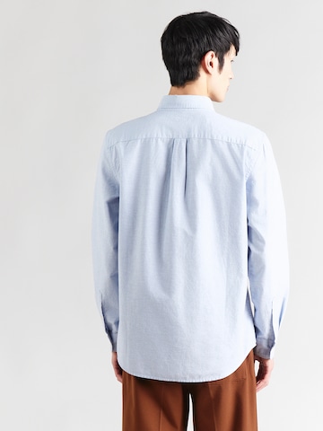 GAP Regular Fit Hemd 'BRANNAN' in Blau: Rückseite