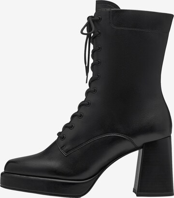 TAMARIS Lace-Up Ankle Boots in Black