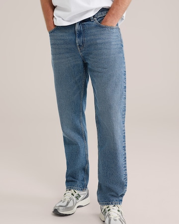 WE Fashion Regular Jeans in Blau