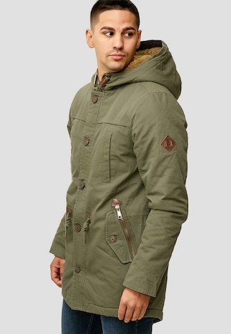 INDICODE JEANS Parka 'Barge' in Grün