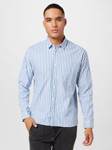 ESPRIT Regular fit Button Up Shirt in Blue: front