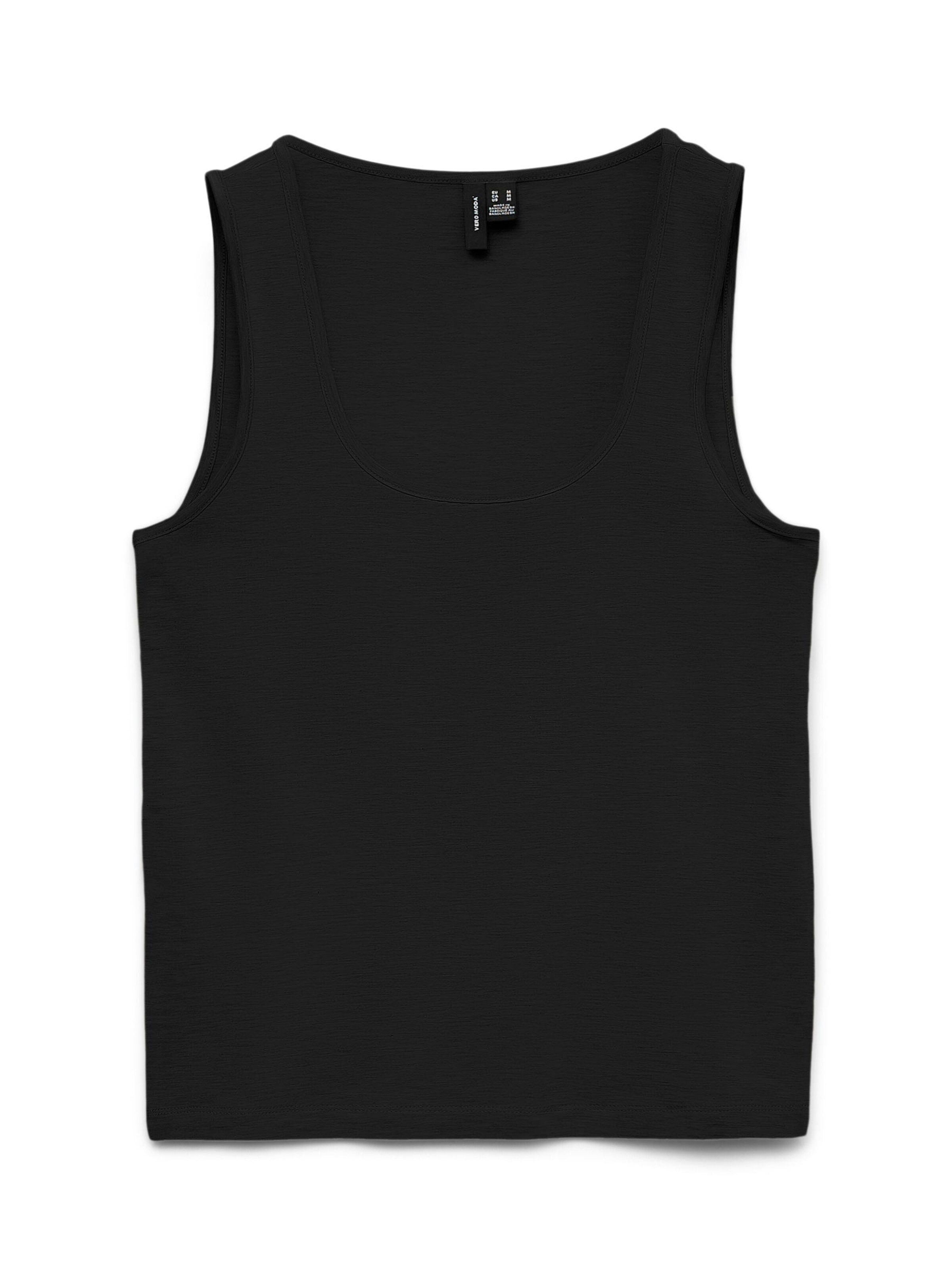 Vero Moda Curve Top in Black: front