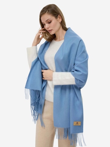 BELLEMERE NEW YORK Scarf 'Einfacher Wollschal und -stola' in Blue