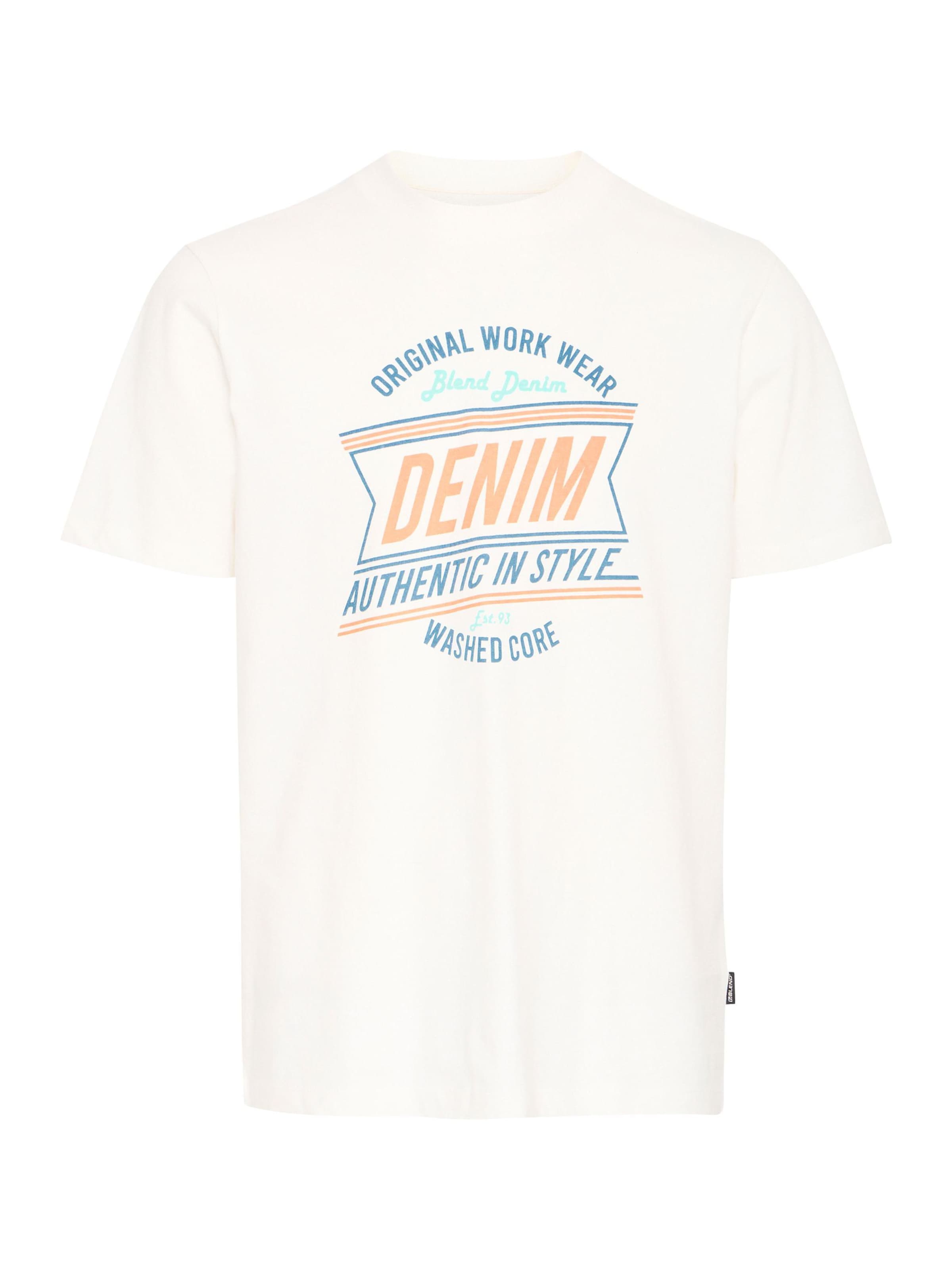 T-Shirt 'BHJes' BLEND en blanc : devant