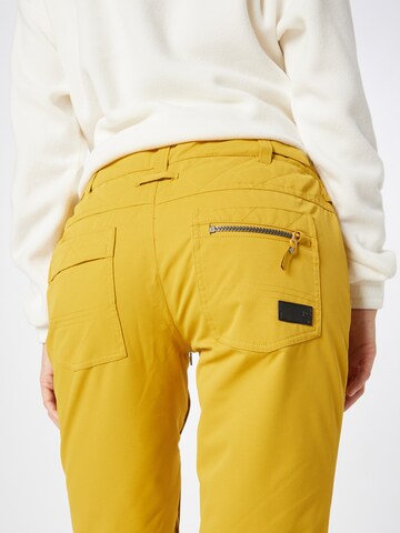 Regular Pantalon outdoor 'NADIA' ROXY en jaune