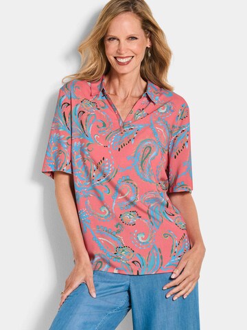 Goldner Bluse in Pink: Vorderseite