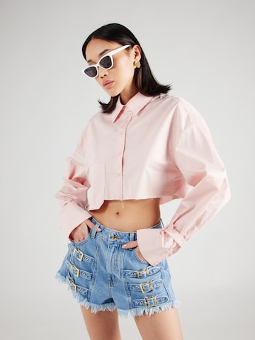 Hoermanseder x About You Blouse 'Bryna' in Pink: front
