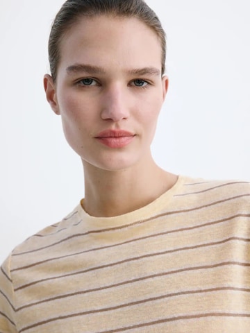 Tricou 'LINA' de la MANGO pe galben