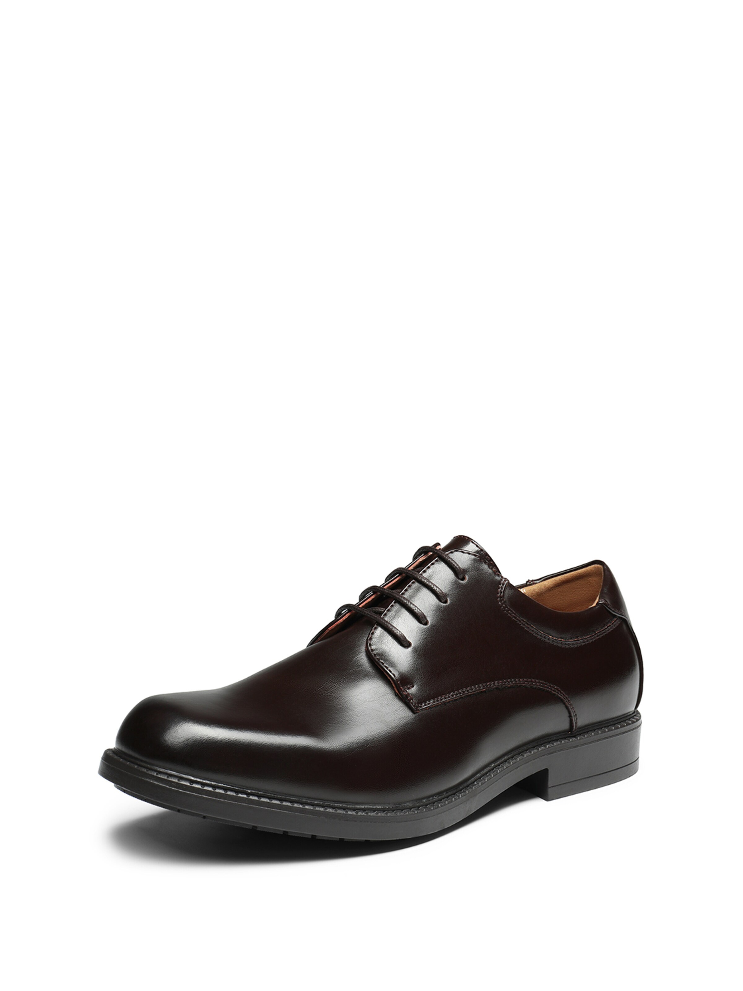 Bruno Marc Lace-Up Shoes in Brown: front