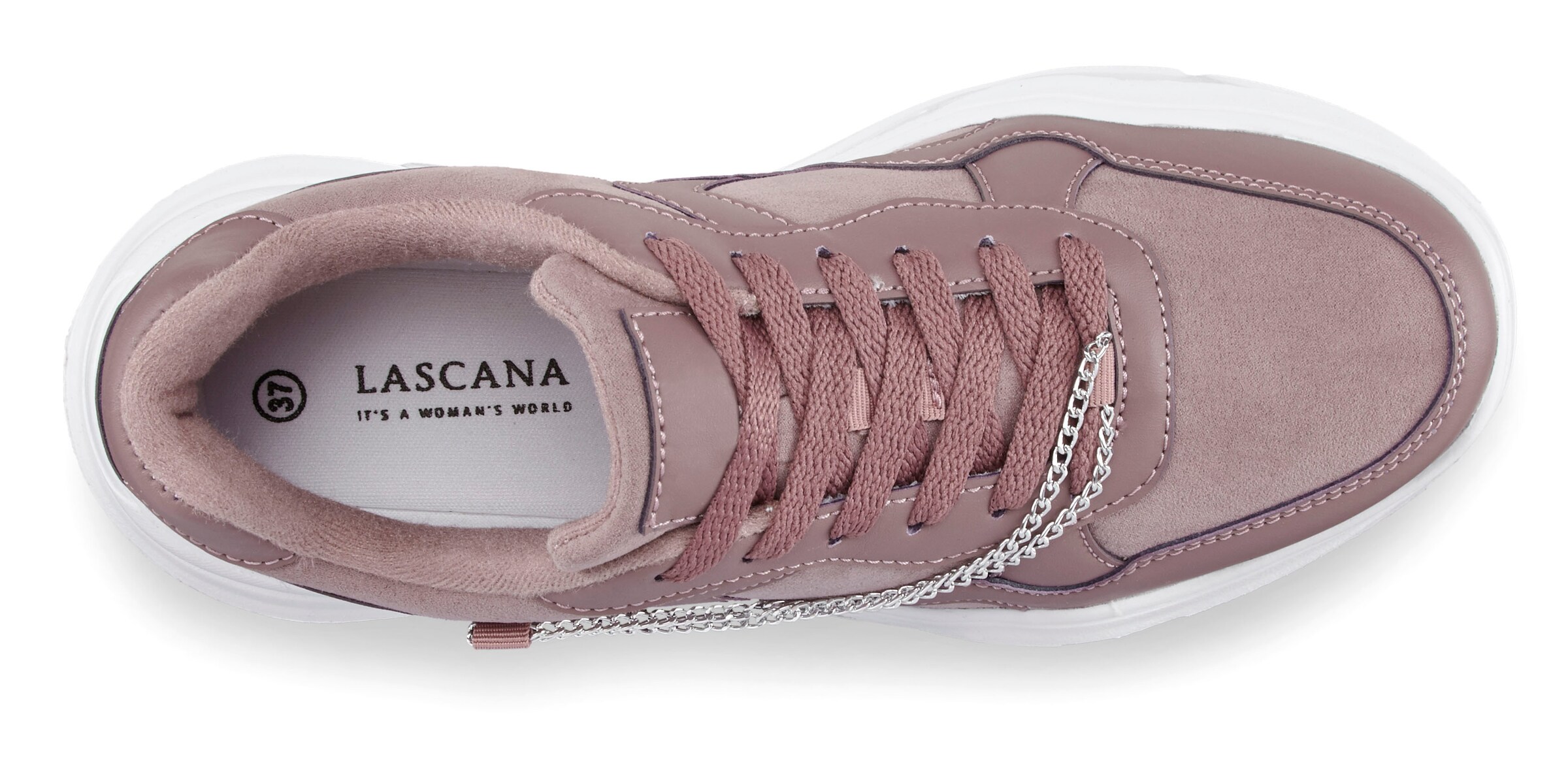 LASCANA Sneaker in Lila