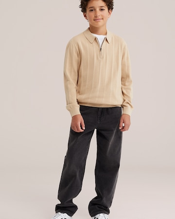 T-Shirt WE Fashion en beige