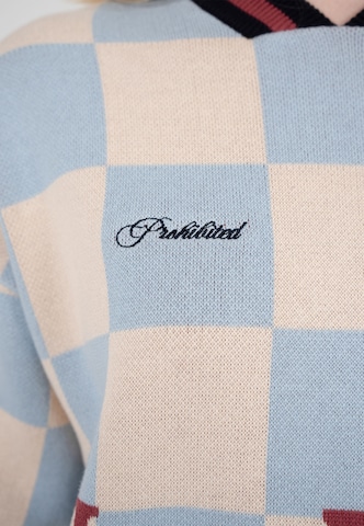 Pullover 'Victory' di Prohibited in blu