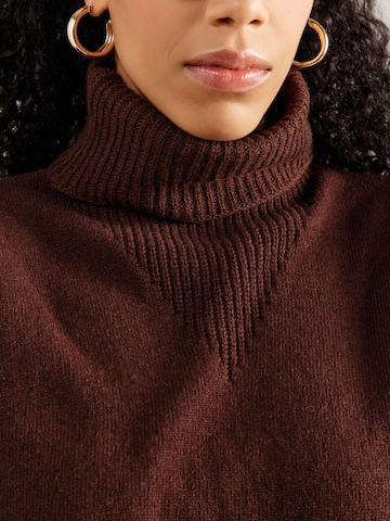 VILA ROUGE EDIT Свитер 'ROUCLEO' в Коричневый