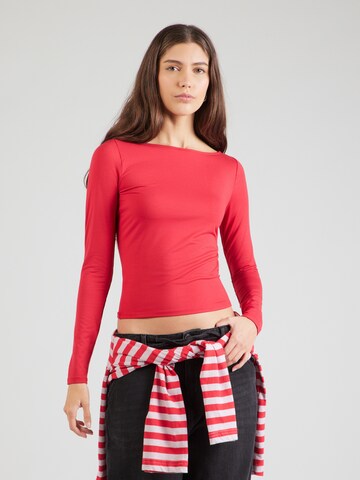 HOLLISTER Tričko - Červená: predná strana