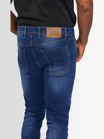 Alessandro Salvarini Slimfit Jeans in Blauw