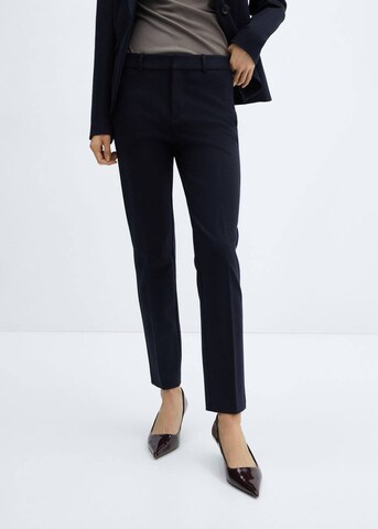 MANGO Regular Pantalon 'Paloma' in Blauw: voorkant