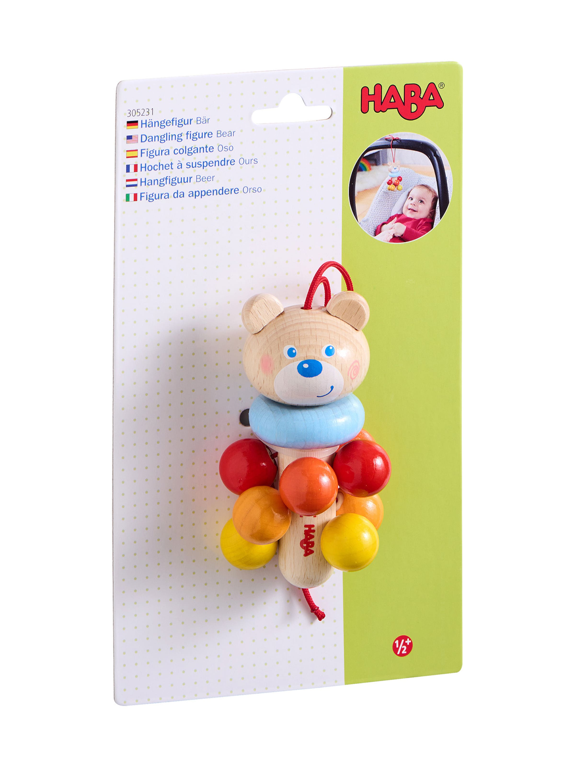 HABA Game ' Hängefigur Bär ' in Mixed colors: front