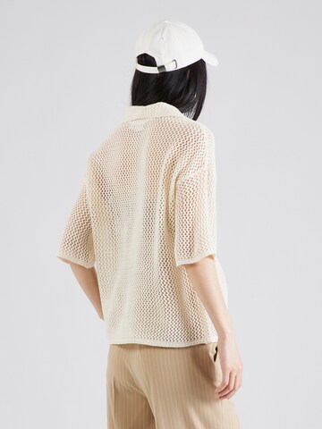 VILA Knit cardigan 'Zola' in Beige