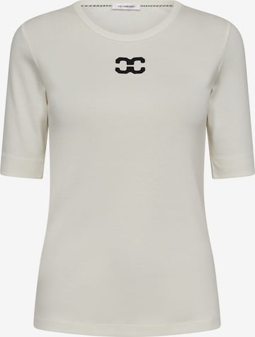 T-shirt 'Granny' co'couture en blanc : devant