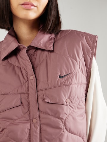 Gilet 'ESSNTIAL' Nike Sportswear en violet