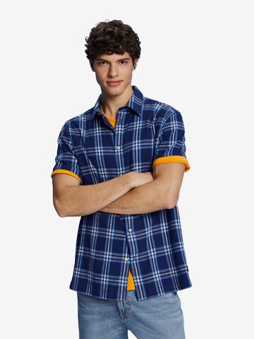 ESPRIT Regular fit Overhemd in Blauw: voorkant