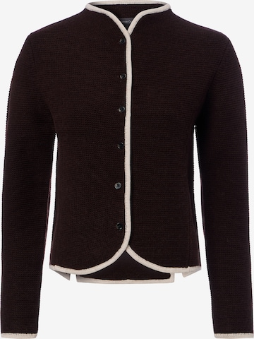 Cardigan Franco Callegari en marron : devant